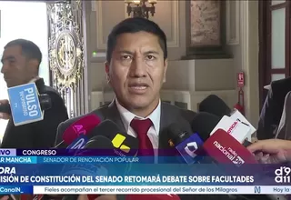 Edgar Mancha defiende que el Senado amplíe a 27 los puntos del pedido de facultades legislativas