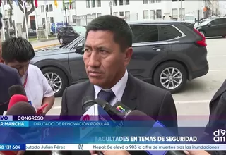 Edgar Mancha pide priorizar seguridad ciudadana en pedido de facultades y cuestiona gestión de Óscar Arriola