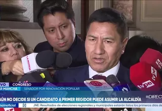 Edgar Mancha respalda que JNE defina caso de López Aliaga y pide respetar su decisión