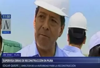 Edgar Quispe: "Reconstrucción debe ir acompañada de veeduría ciudadana"