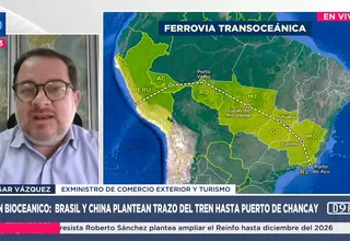 Edgar Vásquez: Perú participa en tren bioceánico por conexión con Chancay