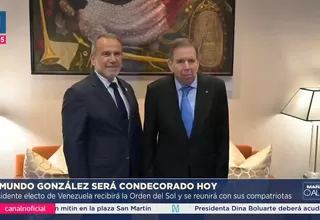 Edmundo González se reúne hoy en Lima con Dina Boluarte