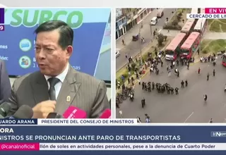 Eduardo Arana: “Este tipo de criminalidad no se veía hace años”