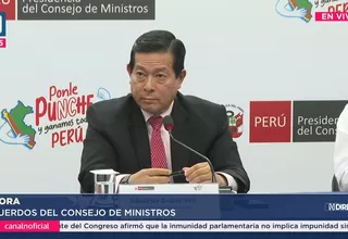 Eduardo Arana: sueldo de la presidenta tiene carácter reservado