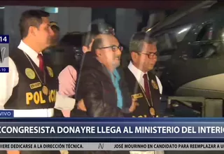 Edwin Donayre fue trasladado a Requisitorias tras su captura en Puente Piedra