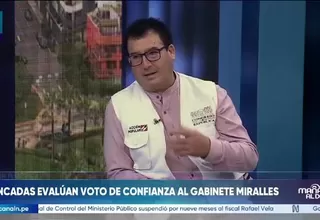 Edwin Martínez anuncia que votará a favor del gabinete Miralles