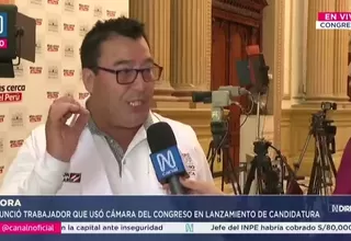 Edwin Martínez exige destitución del jefe del INPE por corrupción