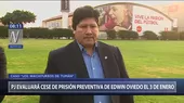 Edwin Oviedo: Poder Judicial evaluará cese de prisión preventiva el 3 de enero de 2020 - Noticias de edwin-oviedo