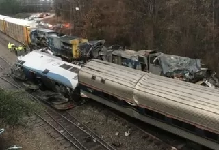 EE.UU.: 2 muertos en Carolina de Sur deja choque de trenes