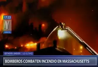 EE.UU.: reportan incendio en multifamiliar de Massachusetts