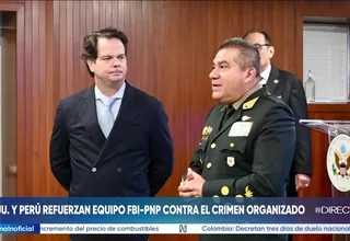 EE.UU. y Perú refuerzan equipo FBI-PNP contra crimen organizado