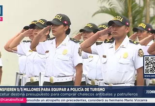 Mincetur transfiere S/5 millones para chalecos, patrulleros y motos de la PNP de Turismo