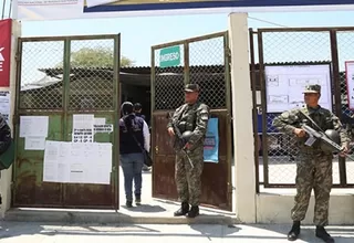 Elecciones 2020: 48 000 miembros de las Fuerzas Armadas vigilarán locales de votación