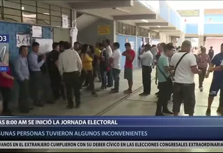 Elecciones 2020: Se abrieron las mesas de votación para elegir a congresistas