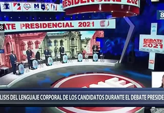 Elecciones 2021: Análisis del lenguaje corporal de los candidatos presidenciales en el debate del JNE