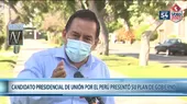 Elecciones 2021: José Vega de UPP aseguró que si es elegido presidente indultaría a Antauro Humala - Noticias de upp