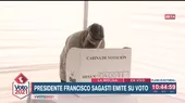 Elecciones 2021: Presidente Sagasti emitió su voto en La Molina - Noticias de molina