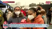 Elecciones 2022: Denuncian que trabajador de la ONPE tomó foto de DNI de electores - Noticias de renato-cisneros