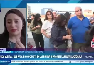 Elecciones 2026: Especialista aclara que deudas por multas no impiden votar este 7 de junio