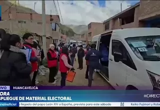 Elecciones 2026: Inician despliegue de material electoral en Huancavelica hacia las zonas más alejadas
