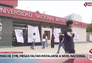 Elecciones 2026: Más de 6.300 mesas faltan instalarse a nivel nacional