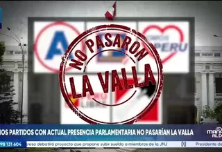 Elecciones 2026: partidos tradicionales quedan fuera del Congreso