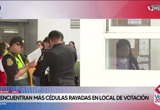 Elecciones 2026: Reportan cédulas rayadas en locales de votación de Surco