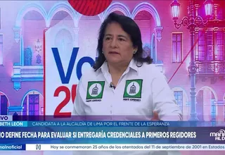Elizabeth León propone cuatro grandes centros para ordenar el comercio informal en Lima