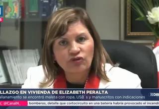 Elizabeth Peralta: Hallazgos durante allanamiento a fiscal