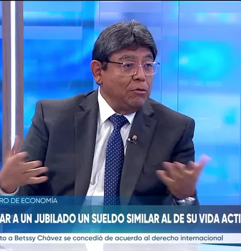Elmer Cuba: No podemos pagar a un jubilado un sueldo similar al de su vida activa
