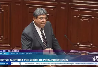 Elmer Cuba sustenta presupuesto 2027 por S/266.506 millones y destaca crecimiento de 3,5 % para Perú