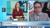 Elvia Barrios sobre caso Cerrón: "Se encuentra pendiente de resolver una casación en la Corte Suprema" - Noticias de corte-suprema