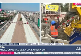 EMAPE anuncia entrega de carriles centrales de la Vía Expresa Sur