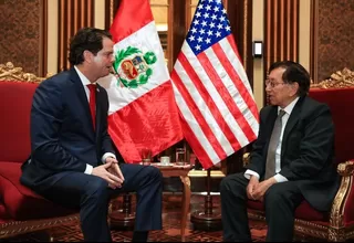 Embajador de Estados Unidos en Perú se reúne con José María Balcázar en Palacio