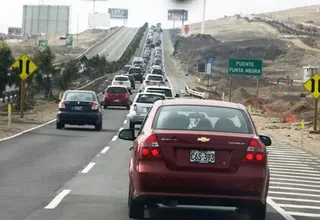 Empezó el cambio de sentido en la Panamericana Sur por el verano