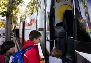 Empresa de bus que se niegue a recoger a escolares pagará más de S/80 mil de multa