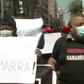 Empresarios de Gamarra protestan contra el gobierno