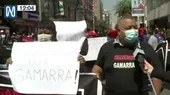 Empresarios de Gamarra protestan contra el gobierno - Noticias de cuarto-poder