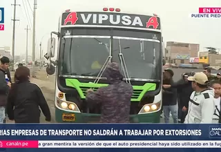 Empresas de transportes acatan paro tras ataques extorsivos