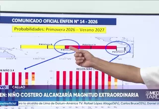Enfen advierte que la magnitud predominante de El Niño será de fuerte a extraordinaria