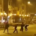 Enfrentamiento entre barristas causa pánico en vecinos