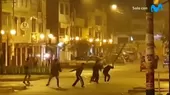 Enfrentamiento entre barristas causa pánico en vecinos - Noticias de enfrentamiento