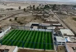 La enorme casa del alcalde de Chilca vista desde un dron