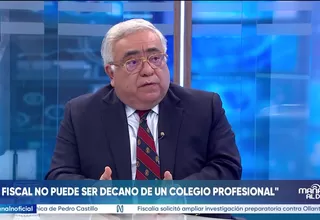 Enrique Ghersi: Delia Espinoza no puede volver a Fiscalía