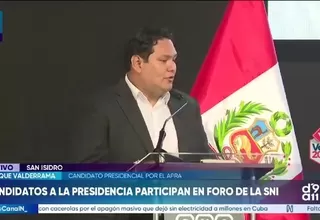 Enrique Valderrama propone gasoducto surperuano, empleo y obras de infraestructura