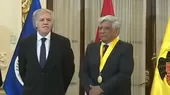 [VIDEO] Entregaron llave de la ciudad a secretario general de la OEA, Luis Almagro - Noticias de luis-quispe-candia