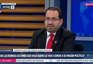 Enzo Elguera: Morgan Quero puede postular si renuncia en octubre