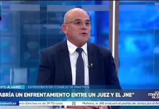 Ernesto Álvarez cuestiona demanda de amparo de Juntos por el Perú por votos del extranjero