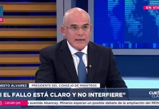 Ernesto Álvarez: Gobierno observará ley del Reinfo si se aprueba