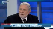 Ernesto Blume: El presidente Pedro Castillo incumplió su deber constitucional - Noticias de ernesto-blume